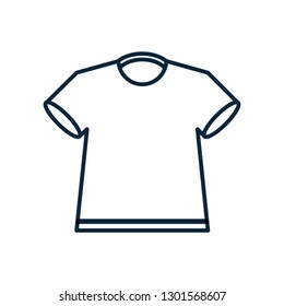 shirt clothes isolated icon