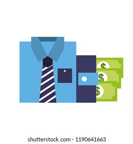 shirt clothes wallet money online shopping