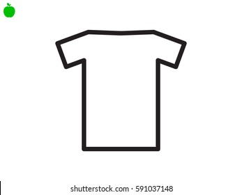 shirt, clothing, icon, vector illustration eps10