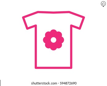shirt, clothing, icon, vector illustration eps10