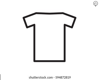 shirt, clothing, icon, vector illustration eps10