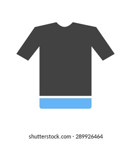 Shirt, clothing, style icon vector image. Can also be used for summer, recreation and fun. Suitable for use on mobile apps, web apps and print media.