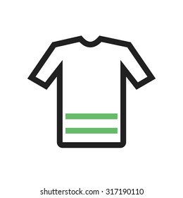 Shirt, clothing, style icon vector image. Can also be used for summer, recreation and fun. Suitable for use on mobile apps, web apps and print media.