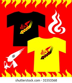 It is the shirt design of the original character.