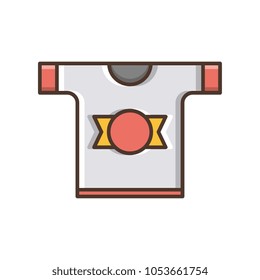 Shirt design vector icon