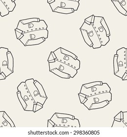 shirt doodle seamless pattern background
