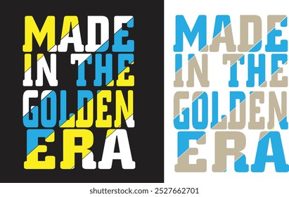 The shirt exudes a retro yet refined aesthetic, perfect for those who appreciate the charm of the past and the allure of classic fashion. The text is styled in bold, vintage typography, 
