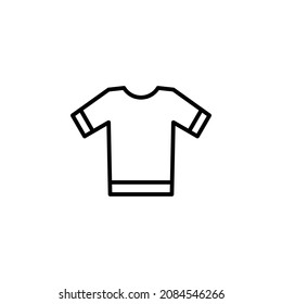 Shirt, Fashion, Clothes Line Icon, Vector, Illustration, Logo Template. Suitable For Many Purposes.