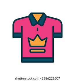 shirt filled color icon. vector icon for your website, mobile, presentation, and logo design.