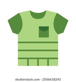 Shirt Flat Icon Design For Personal nad Commercial Use