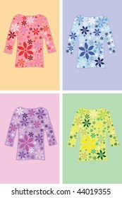 shirt with flowers