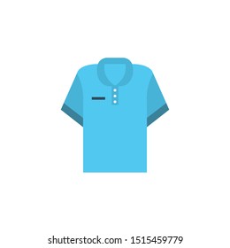shirt glyph flat vector icon