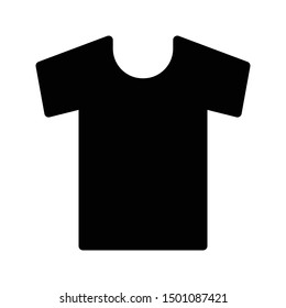 shirt glyph flat vectr icon