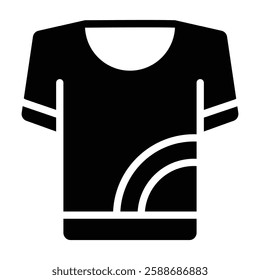 Shirt Glyph Icon Design For Personal And Commercial Use