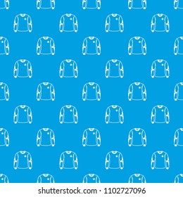 Shirt goalkeeper pattern vector seamless blue repeat for any use