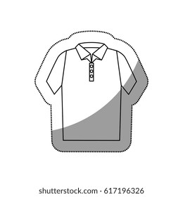 shirt golf uniform icon