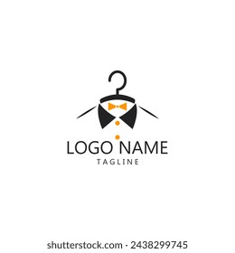 Vector de diseño de logotipo de suspensión de camisa