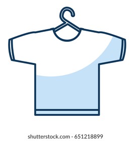 shirt hanging in the laundry