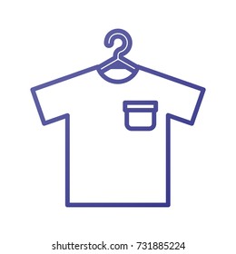 shirt hanging in the laundry clean