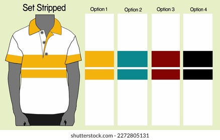 shirt horizontal stripes Vector, Striped t Shirt Template vector, Stripped shirt