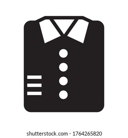 shirt icon, apparel store sign on white background