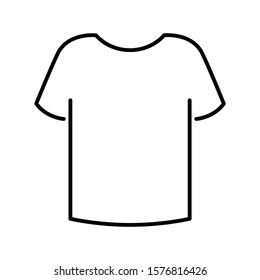 Shirt icon design. Clothes icon in trendy flat style design. Vector illustration.