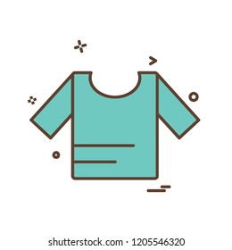 Shirt icon design vector