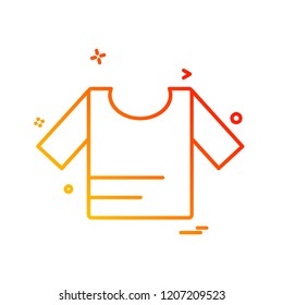 Shirt icon design vector