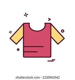 Shirt icon design vector