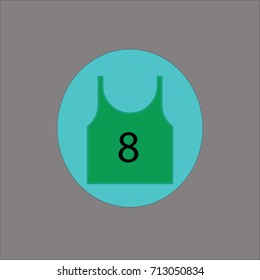 shirt icon flat design