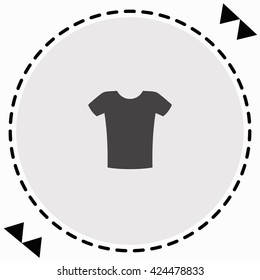 Shirt icon Flat Design. Isolated Illustration.