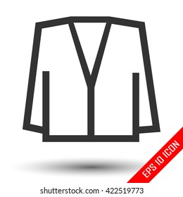 Shirt icon. Flat icon of shirt. Shirt EPS. Vector illustration.