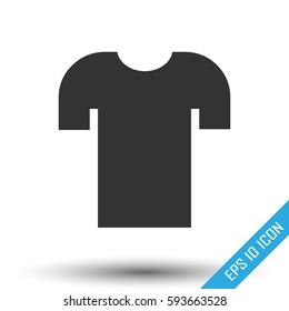 Shirt icon. Flat icon of shirt. Vector illustration.