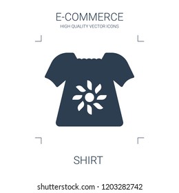 shirt icon. high quality filled shirt icon on white background. from e commerce collection flat trendy vector shirt symbol. use for web and mobile