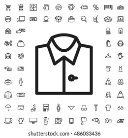 Shirt icon illustration isolated vector sign symbol