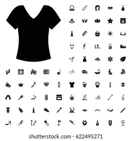 Shirt icon illustration isolated vector. beauty icons vector set. on white backgroun
