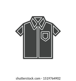 Shirt icon isolated on white background. Clothing symbol modern, simple, vector, icon for website design, mobile app, ui. Vector Illustration
