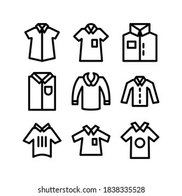 Shirt icon or logo isolated sign symbol vector illustration - Collection of high quality black style vector icons

