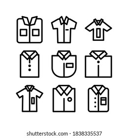 Shirt icon or logo isolated sign symbol vector illustration - Collection of high quality black style vector icons
