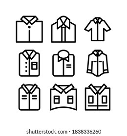 Shirt icon or logo isolated sign symbol vector illustration - Collection of high quality black style vector icons
