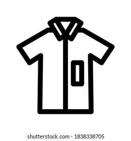 Shirt icon or logo isolated sign symbol vector illustration - high quality black style vector icons
