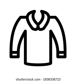 Shirt icon or logo isolated sign symbol vector illustration - high quality black style vector icons
