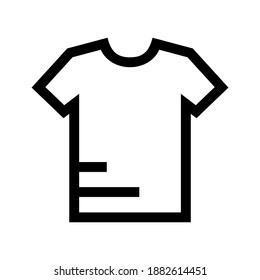 shirt icon or logo isolated sign symbol vector illustration - high quality black style vector icons
