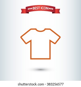 shirt icon. One of set web icons
