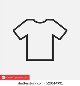 shirt icon. One of set web icons