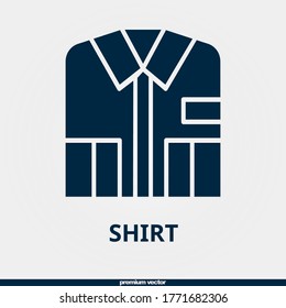 shirt icon, premium filled shirt icon.