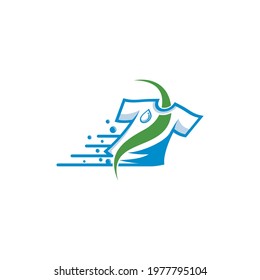 shirt icon with a quick motion sign next to it