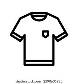 Shirt icon. sign for mobile concept and web design. vector illustration