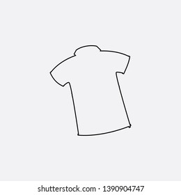 shirt icon sign signifier vector