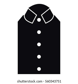 Shirt icon. Simple illustration of shirt vector icon for web